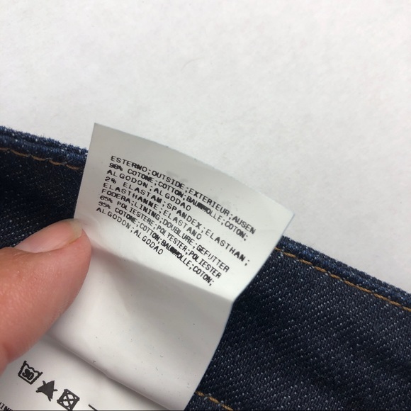 Pierre Balmain low rise black jeans ankle zippers 26 - Picture 7 of 9